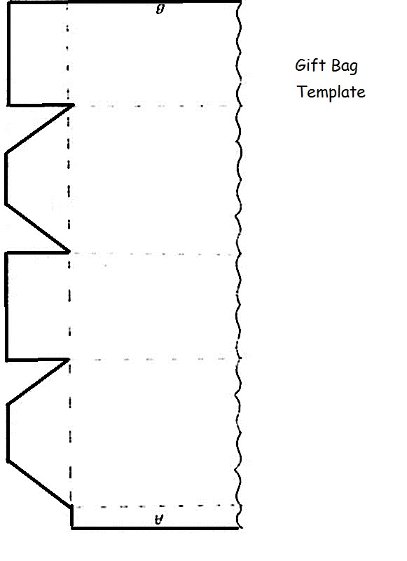 mini gift bag gift bag net template